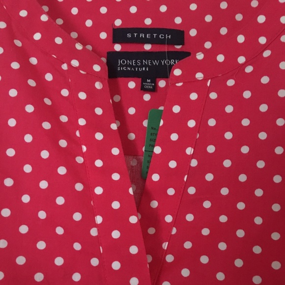 Jones New York Polka Dot Top - Picture 1 of 8